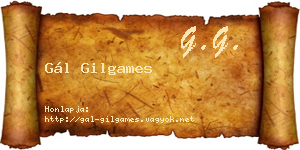 Gál Gilgames névjegykártya